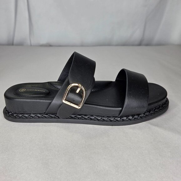 Giani Bernini Women's Gianaa Memory Foam Double Band Footbed Sandals - Picture 3 of 7